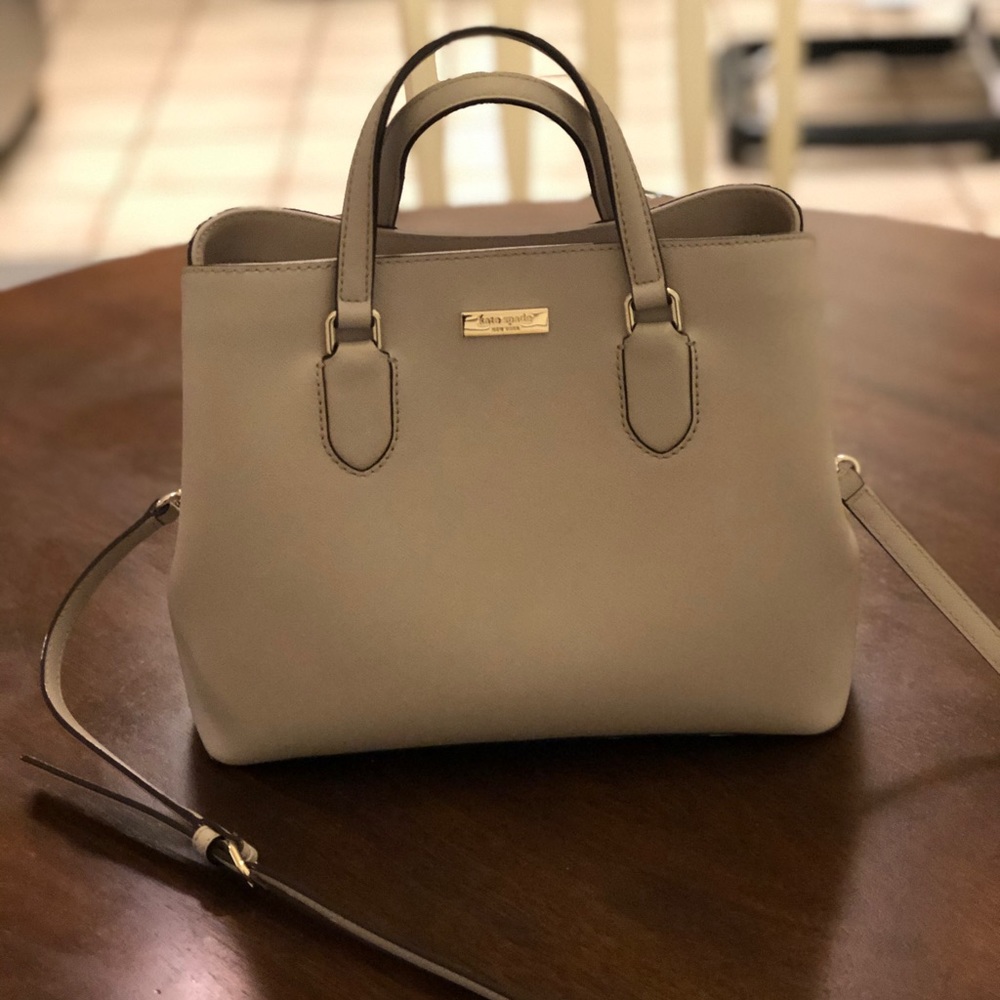 Kate Spade gray medium sized purse